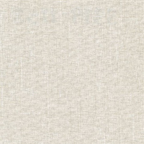 Louis Tan Weathered Faux Linen Commercial Wallpaper