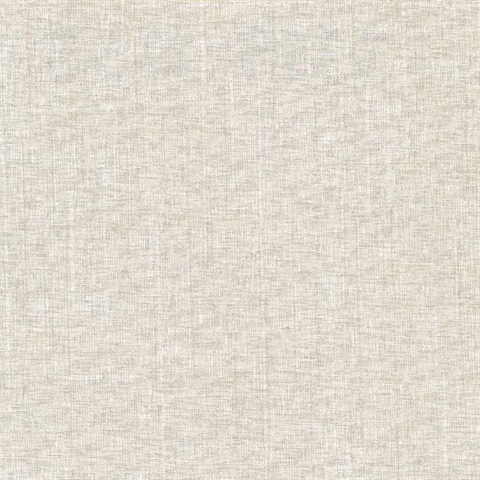 Louis Tan Weathered Faux Linen Commercial Wallpaper