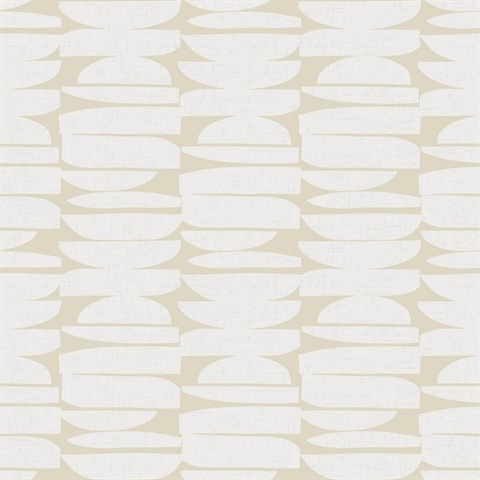 Lovely Libra Beach Mediterranean Geometric Stripe Wallpaper