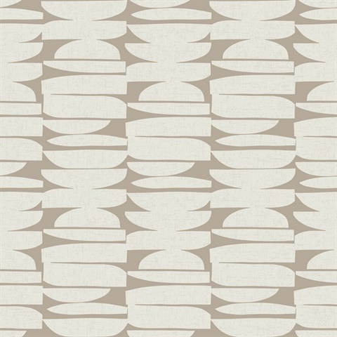 Lovely Libra Dune Mediterranean Geometric Stripe Wallpaper