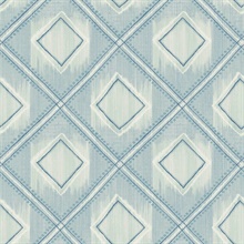Lowndes Bluestone Geometric Wallpaper