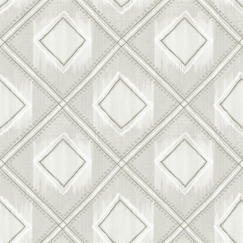 Lowndes Eggshell Geometric Wallpaper