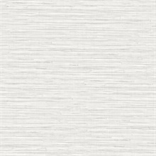 Lucas Ibis White Textile String Linen Wallpaper