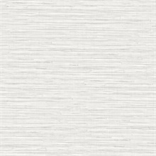 Lucas Ibis White Textile String Linen Wallpaper