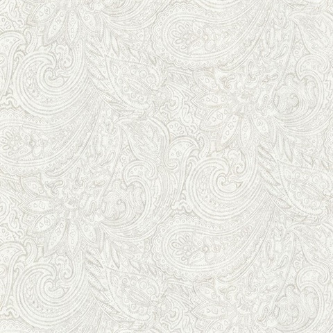 Lula Light Grey Paisley