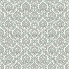 Lulu Dark Green Damask