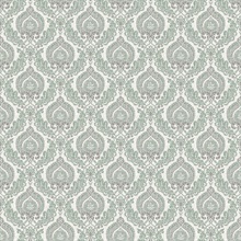 Lulu Dark Green Damask