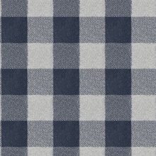 Lumberjack Navy Plaid Wallpaper