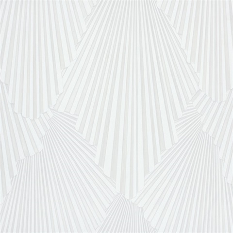 Lumiere White Deco Geo Wallpaper
