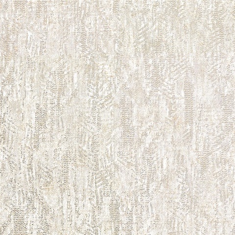 Luster White Distressed Texture Wallpaper