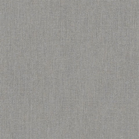 Lustre Linen Anthracite Grey Wallpaper