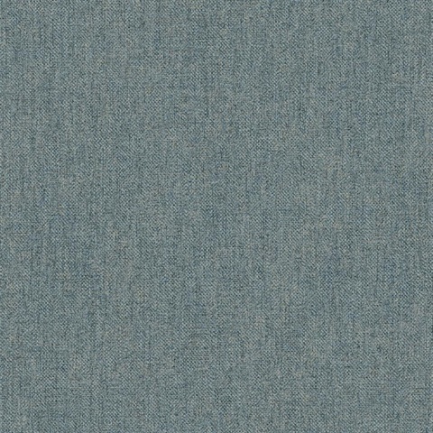 Lustre Linen Blue Wallpaper