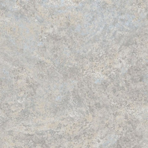Lustre Stucco Greyish Blue Wallpaper