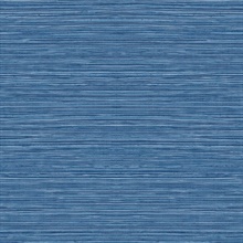 Luxe Sisal Grasscloth Coastal Blue Peel and Stick Wallpaper