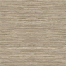 Luxe Sisal Grasscloth Pashmina & Metallic Silver Peel and Stick Wallpa
