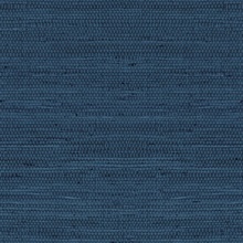 Luxe Weave Grasscloth Coastal Blue Peel and Stick Wallpaper