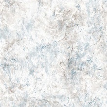 Luxurious Marble Blue Grey Wallpaper