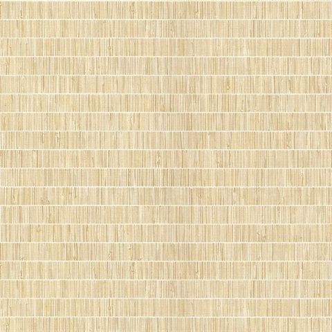 Luz Honey Faux Basketweave Wallpaper