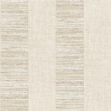 Lychee Weathered Weave and Wood Stripe Wallpaper