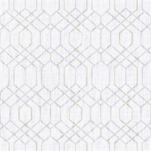 Lyla Grey Trellis Wallpaper