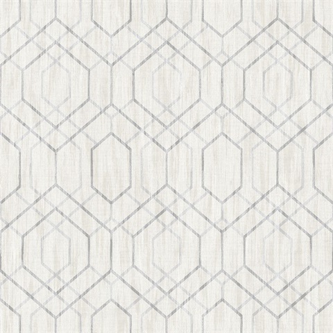 Lyla Multicolor Trellis Wallpaper