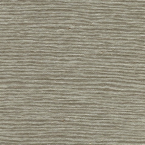 Mabe Taupe Faux Grasscloth