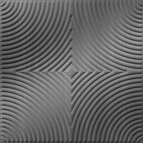 Mackenzie Ceiling Panels Brushed Stainless