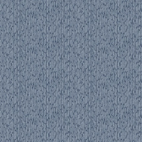 Mackintosh Indigo Vertical Textured Wallpaper