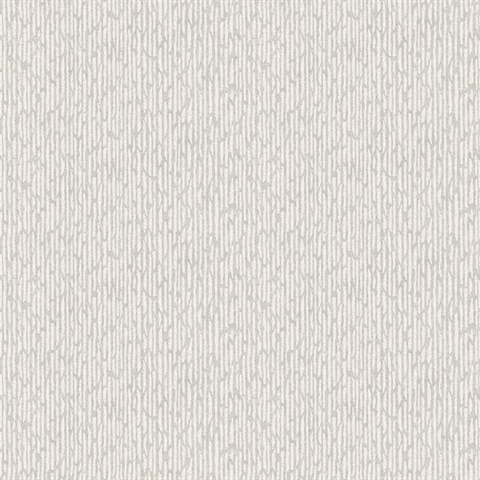 Mackintosh Light Grey Textured Abstract Bamboo Stripe  Wallpaper