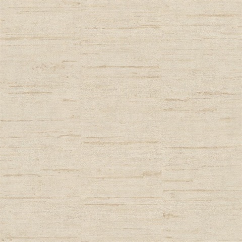 Maclure Champagne Striated Textured Wallpaper