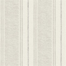Maddox Grey Flannel Stripe Wallpaper