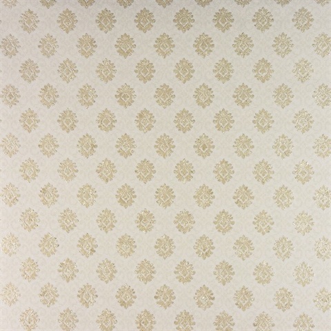 Madelyn Cream Small Damask