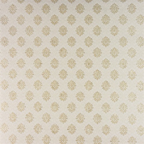 Madelyn Cream Small Damask