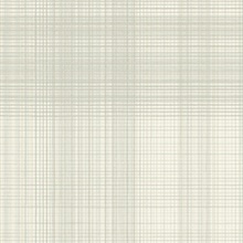 Madras Aqua Plaid Textured Wallpaper