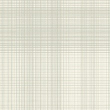 Madras Aqua Plaid Textured Wallpaper