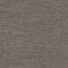 Mae Charcoal Faux Grasscloth Wallpaper