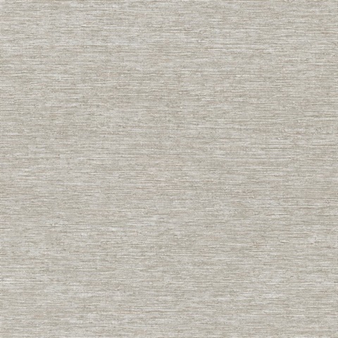 Mae Grey Faux Grasscloth Wallpaper