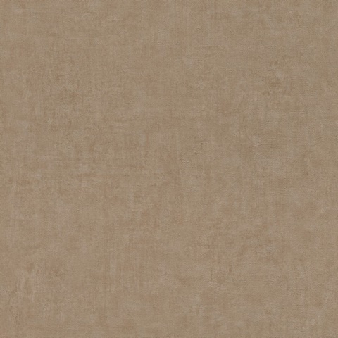 Maemi Mud Brown Faux Distressed Wallpaper