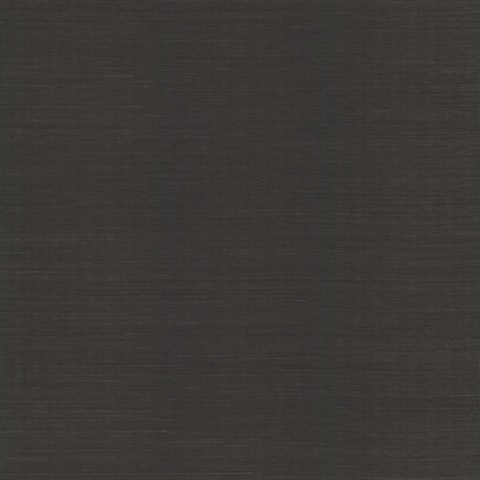 Maguey Sisal Black Grasscloth Wallpaper