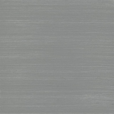 Maguey Sisal Graphite Grasscloth Wallpaper