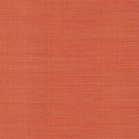 Maguey Sisal Rhubarb Grasscloth Wallpaper