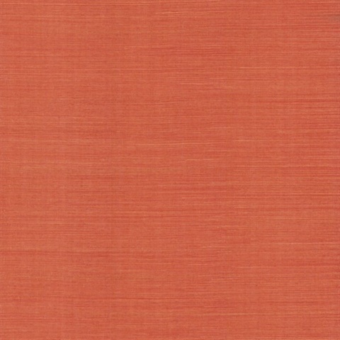 Maguey Sisal Rhubarb Grasscloth Wallpaper