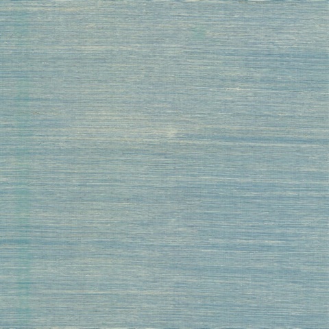 Maguey Sisal Vanilla Turquoise Wallpaper
