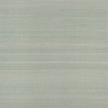 Mai Aqua Abaca Grasscloth Wallpaper