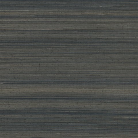 Mai Indigo Grasscloth Wallpaper