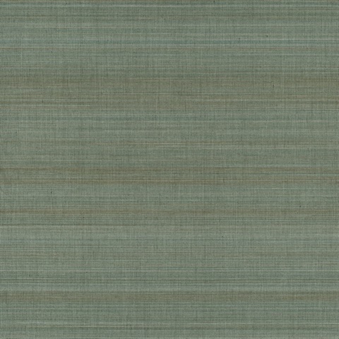 Mai Teal Abaca Grasscloth Wallpaper