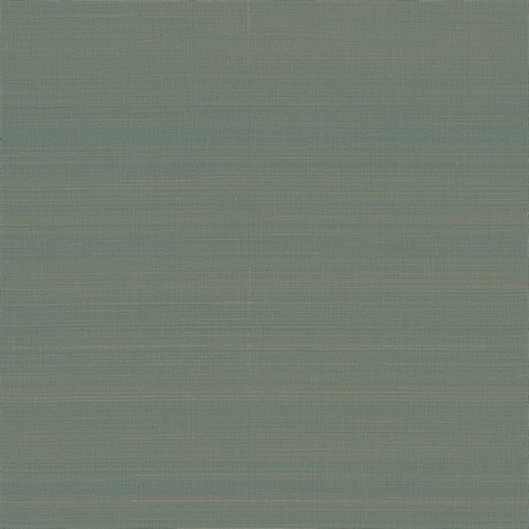 Mai Teal Grasscloth Wallpaper