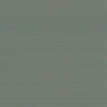 Mai Teal Grasscloth Wallpaper