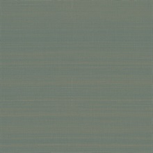 Mai Teal Grasscloth Wallpaper