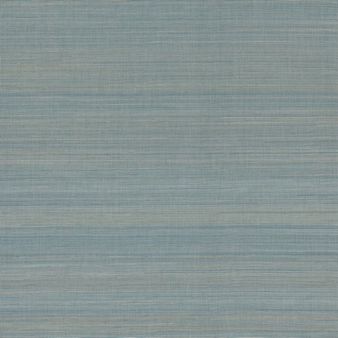 Mai Turquoise Abaca Grasscloth Wallpaper